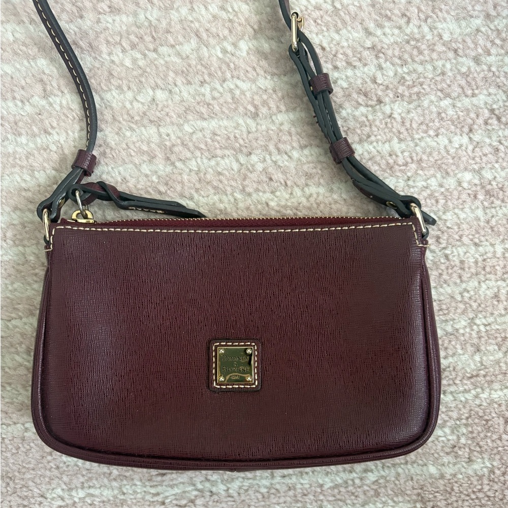 Dooney & Bourke Maroon Crossbody Bag
